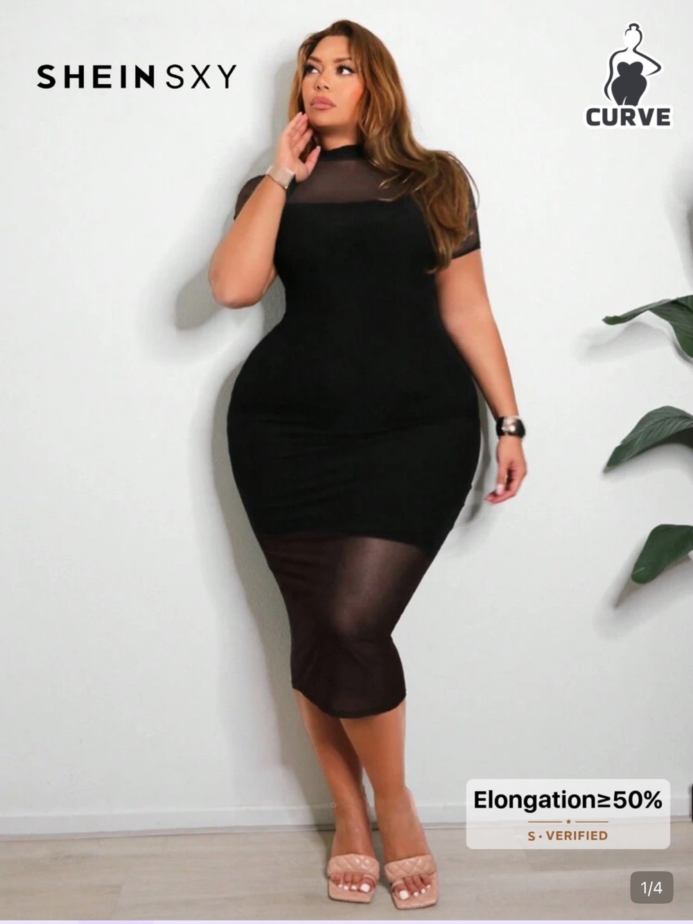 Elegant Black Women's Dress